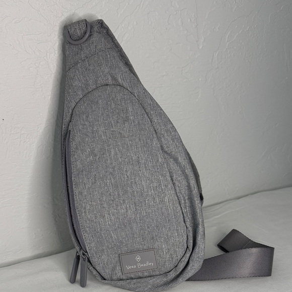 Vera Bradley Other - Vera Bradley Sling Bag Grey adjustable straps